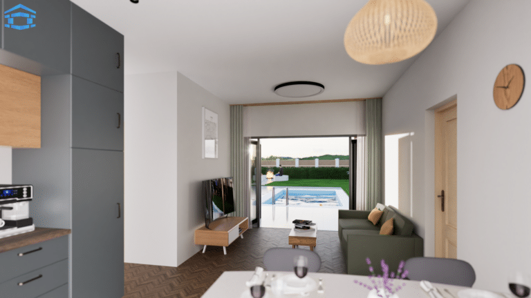 Villa del Sole konyha és étkező — mediterrán villa | Eventum Homes