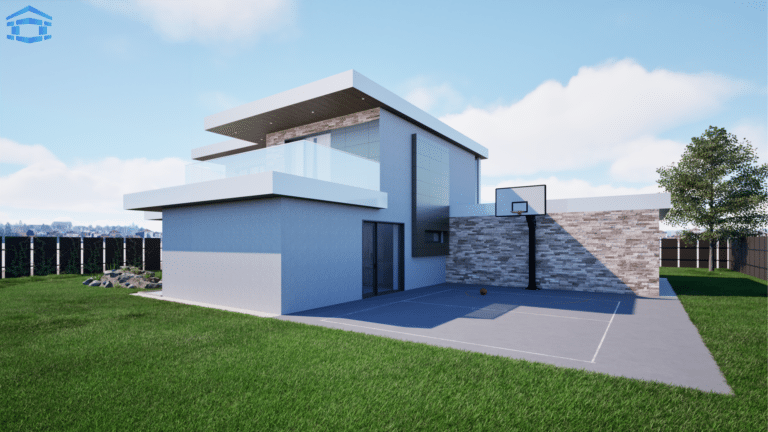 Villa Positano — elegáns villa típusterv erkéllyel | Eventum Homes