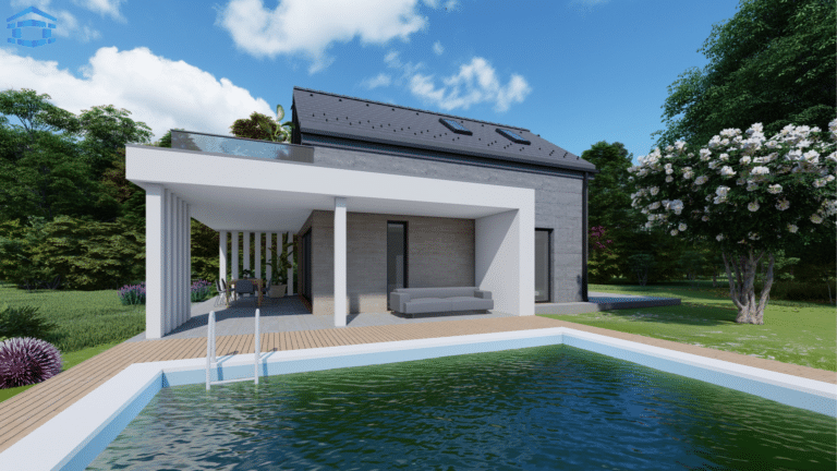 Villa Felicita - egyedi családi ház terv - Eventum Homes